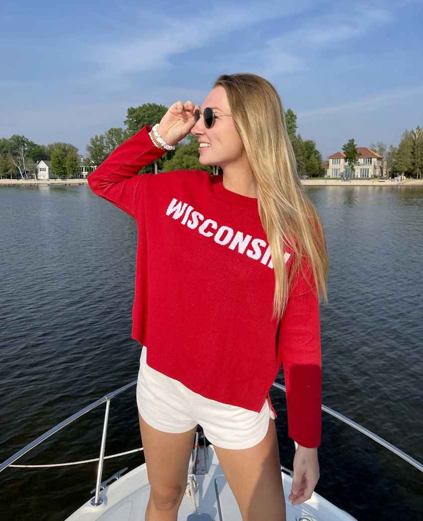 Wisconsin Everyday Relaxed Sweater
