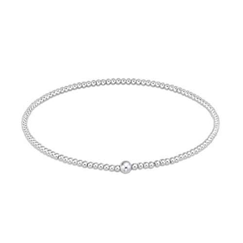 Classic Sterling 2mm Bead Bangle
