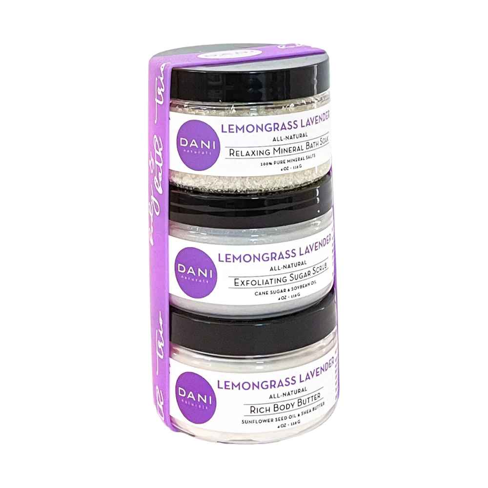 Lemongrass Lavender Bath & Body Trio