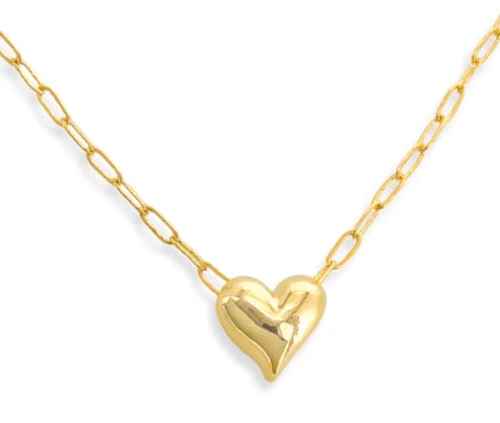 GOLD DAINTY HEART NECKLACE