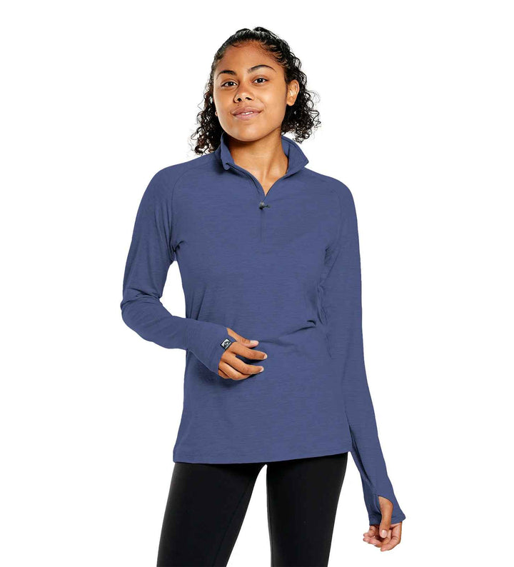 PACESETTER INDIGO 1/4 ZIP