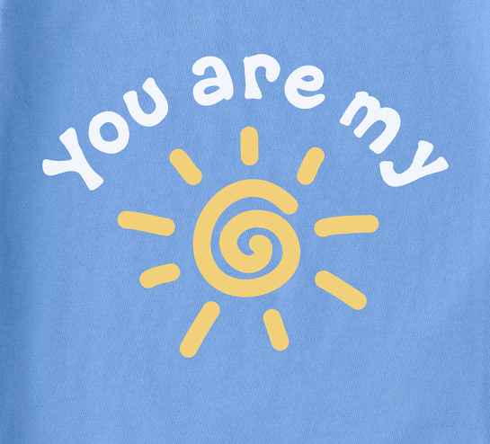 Baby You Are My Sunshine Crusher Onesie