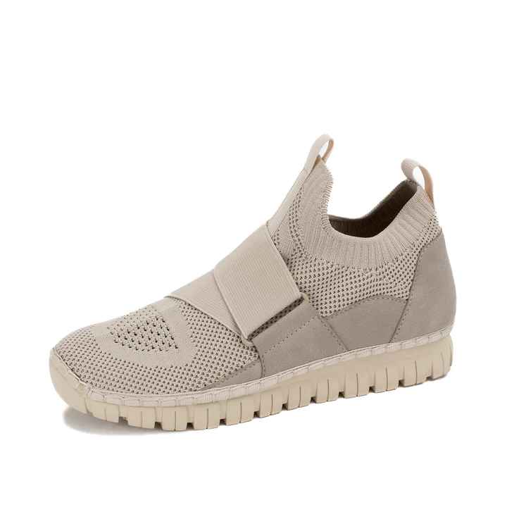 JACEE TAUPE KNIT SNEAKER