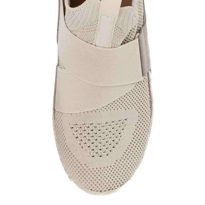 JACEE TAUPE KNIT SNEAKER