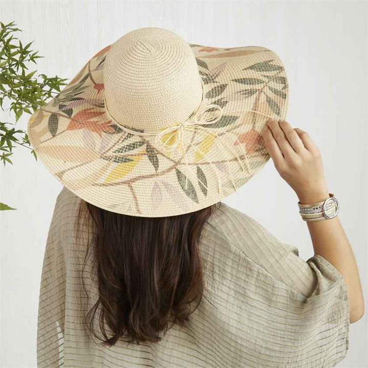 PALM BRIM FLOPPY HAT