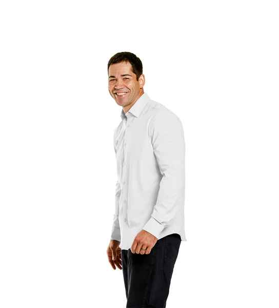 MEN'S WHITE  INFLUENCER SHIRT
