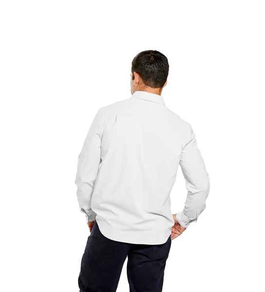 MEN'S WHITE  INFLUENCER SHIRT