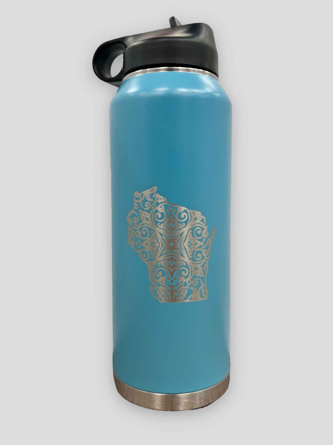 SKY BLUE WISCONSIN 32oz. WATER BOTTLE