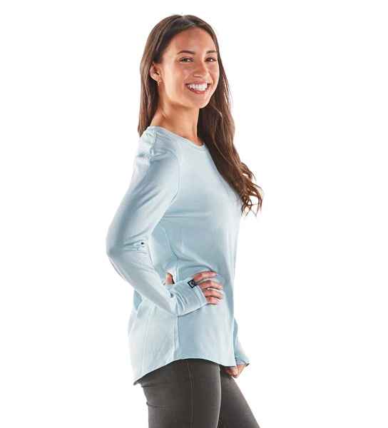 The Sightseer Glacier Blue Active Top