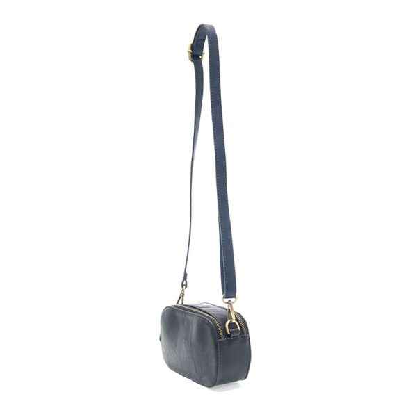 Navy Layne Mini Camera Crossbody