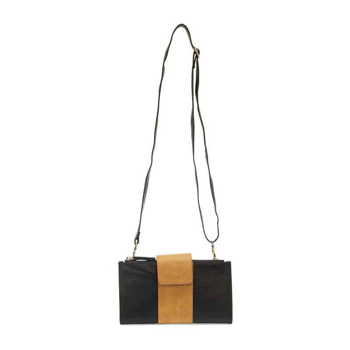 Black + Almond Camryn Colorblock Wallet Crossbody