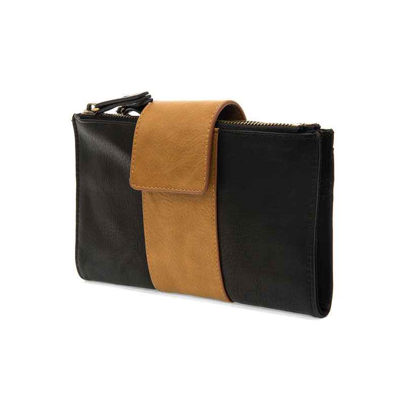 Black + Almond Camryn Colorblock Wallet Crossbody