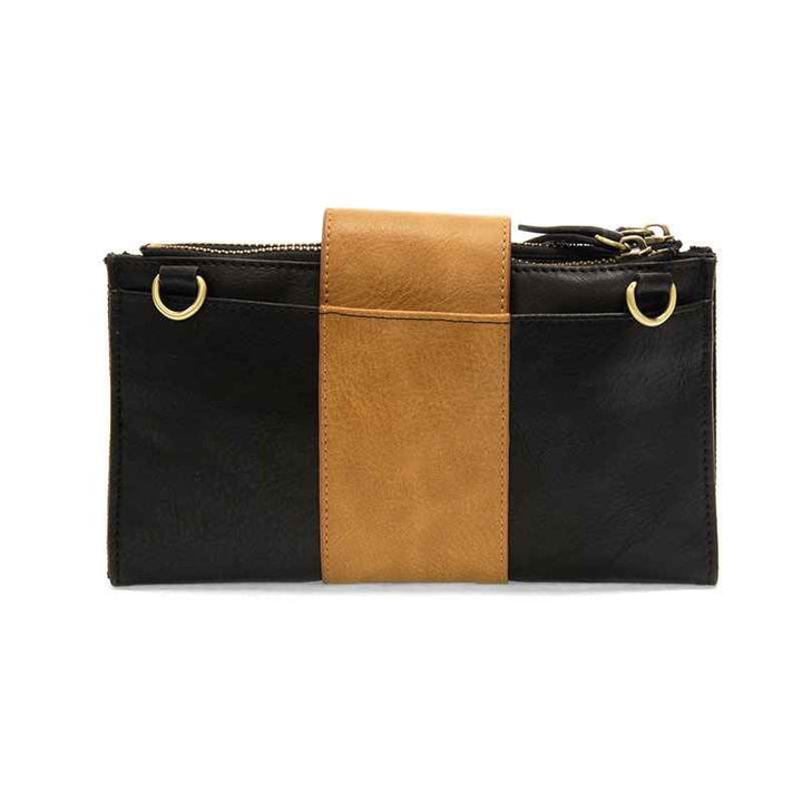 Black + Almond Camryn Colorblock Wallet Crossbody