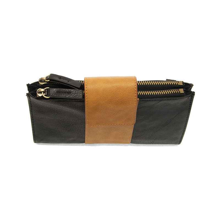 Black + Almond Camryn Colorblock Wallet Crossbody