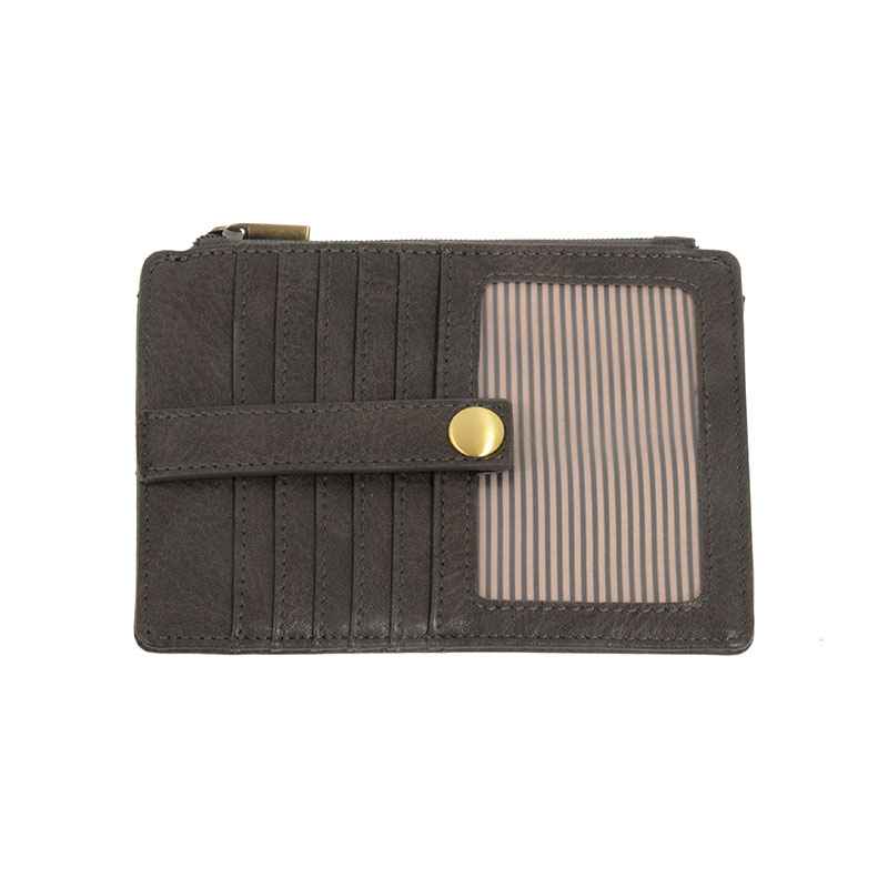 Charcoal Penny Mini Travel Wallet
