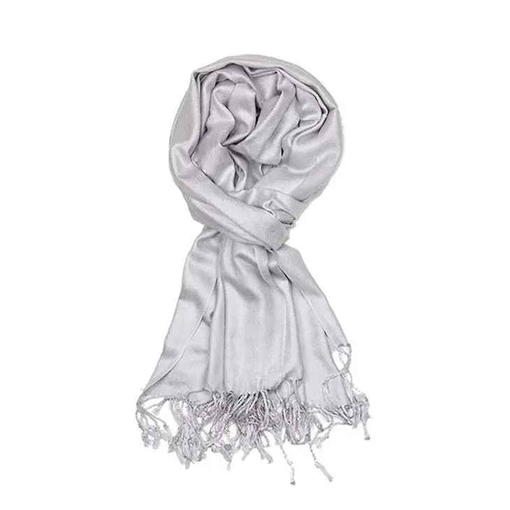 SILVER PASHMINA SHAWL