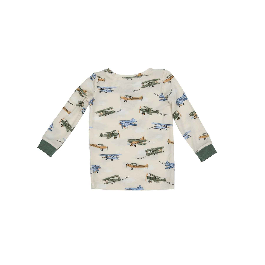 Toddler Vintage Airplane Longsleeve Loungewear Set