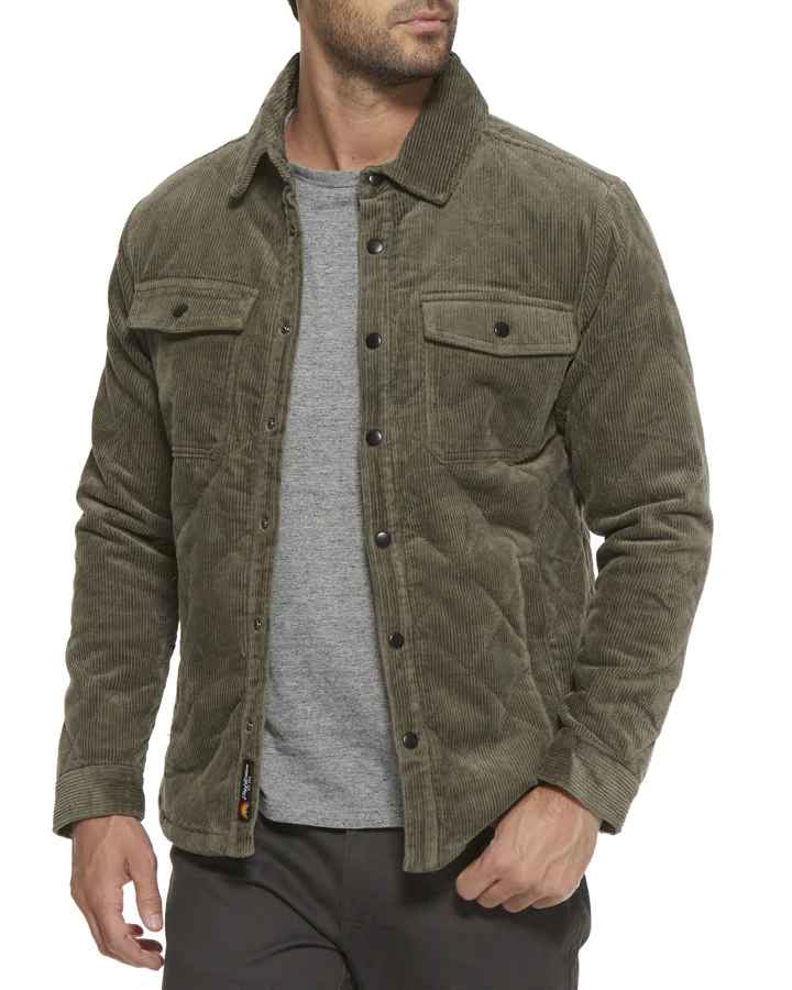 Men's Wilbur Quilted Flannel Lined Corduroy Jacket