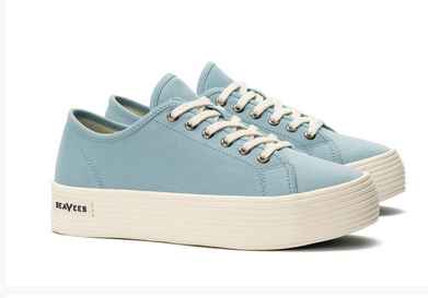 Monterey Ice Blue Platform Sneaker
