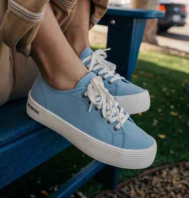 Monterey Ice Blue Platform Sneaker