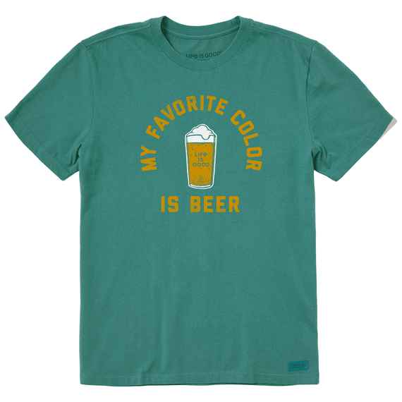 MY FAVORITE COLOR IS BEER CRUSHER TEE
