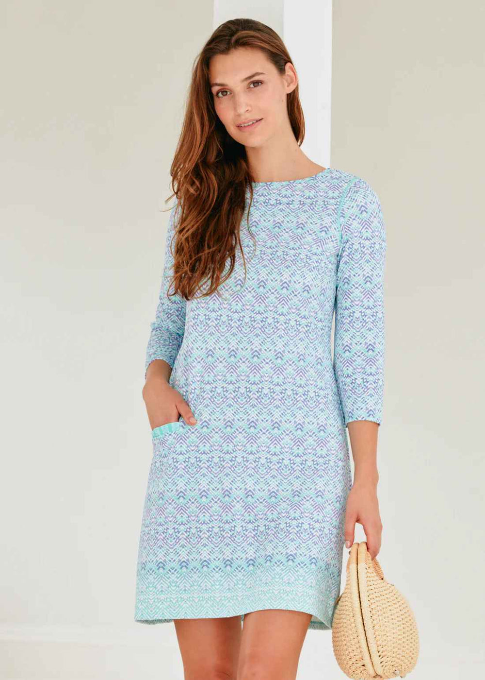 NAPLES CABANA SHIFT DRESS
