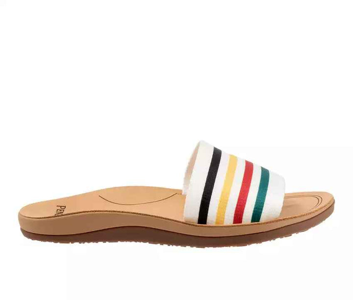 Pendleton Glacier White Stripe Slide