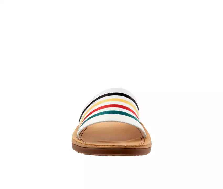 Pendleton Glacier White Stripe Slide