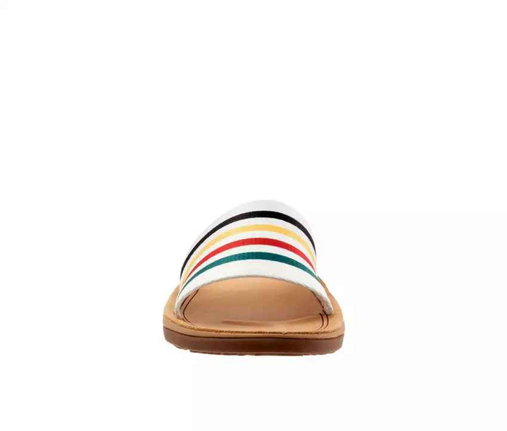 Pendleton Glacier White Stripe Slide