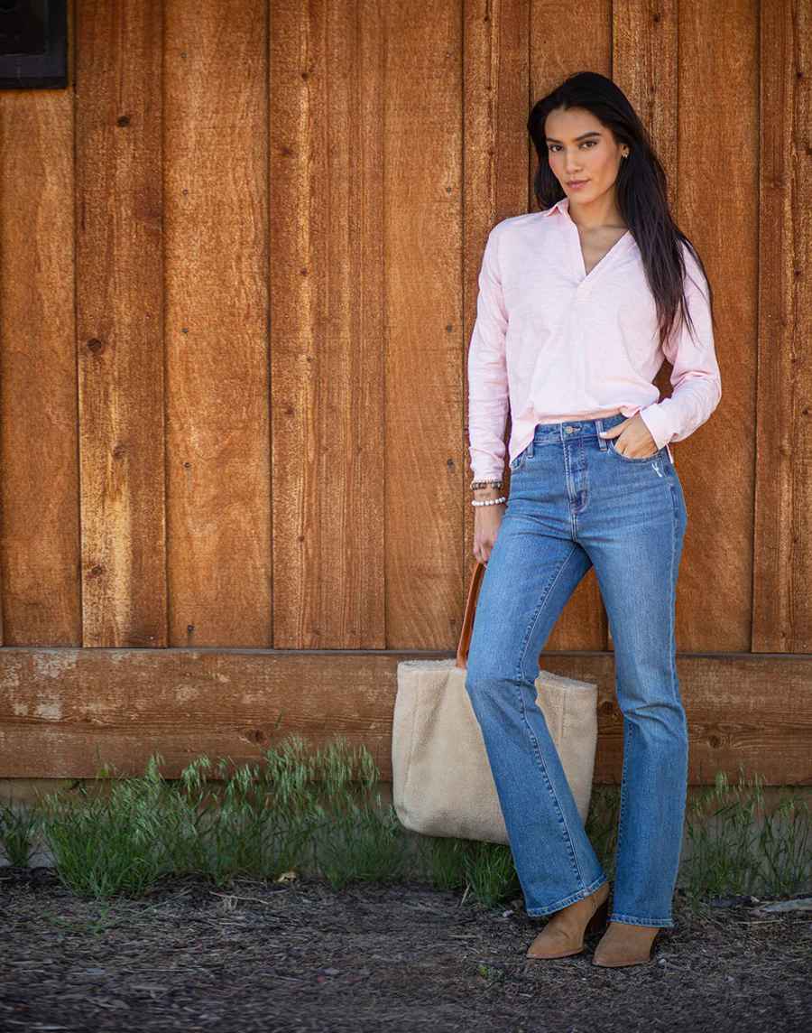 TIBBY LOVE WASH FLARE JEANS