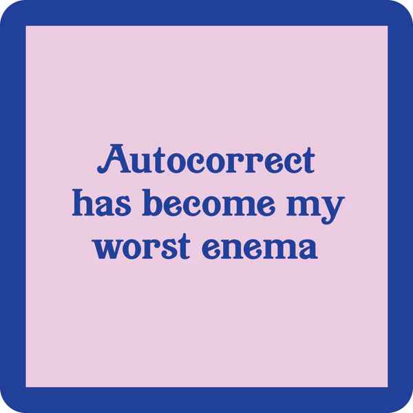 AUTOCORRECT COASTER