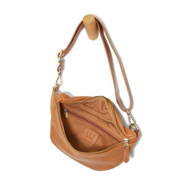 COGNAC SHILOH SLING/BELT BAG