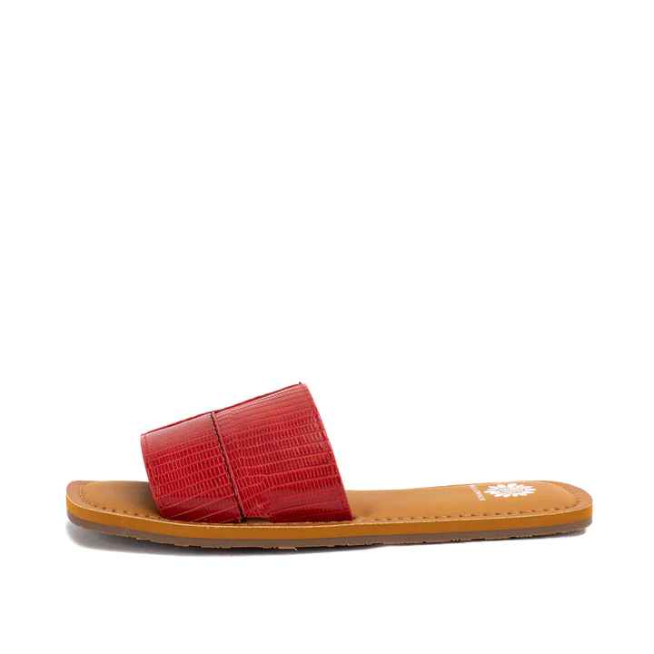 DIXON RED SLIDE SANDAL