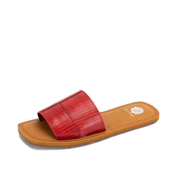 DIXON RED SLIDE SANDAL