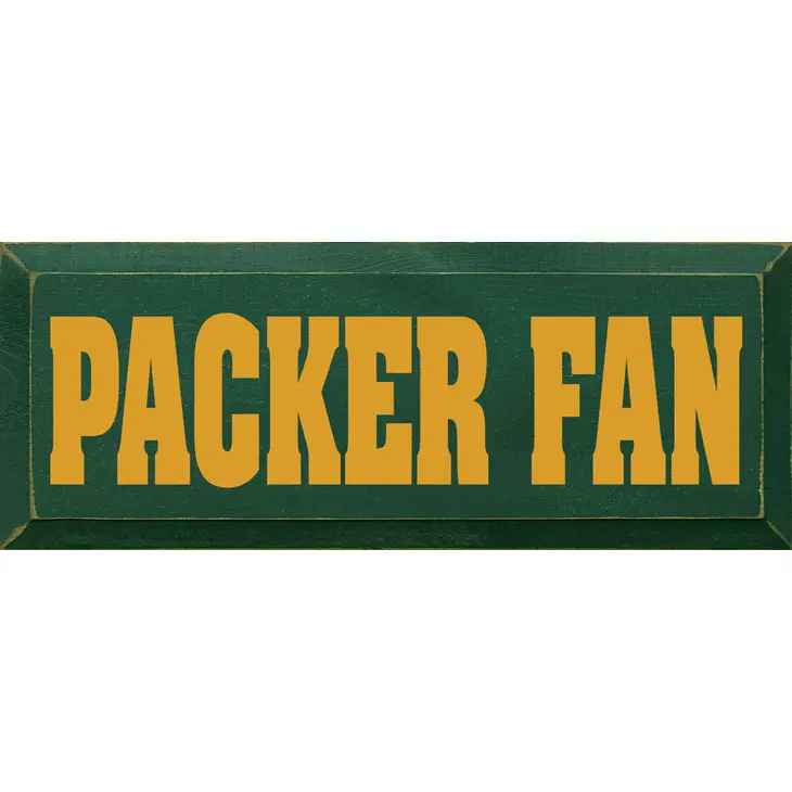 PACKER FAN SIGN