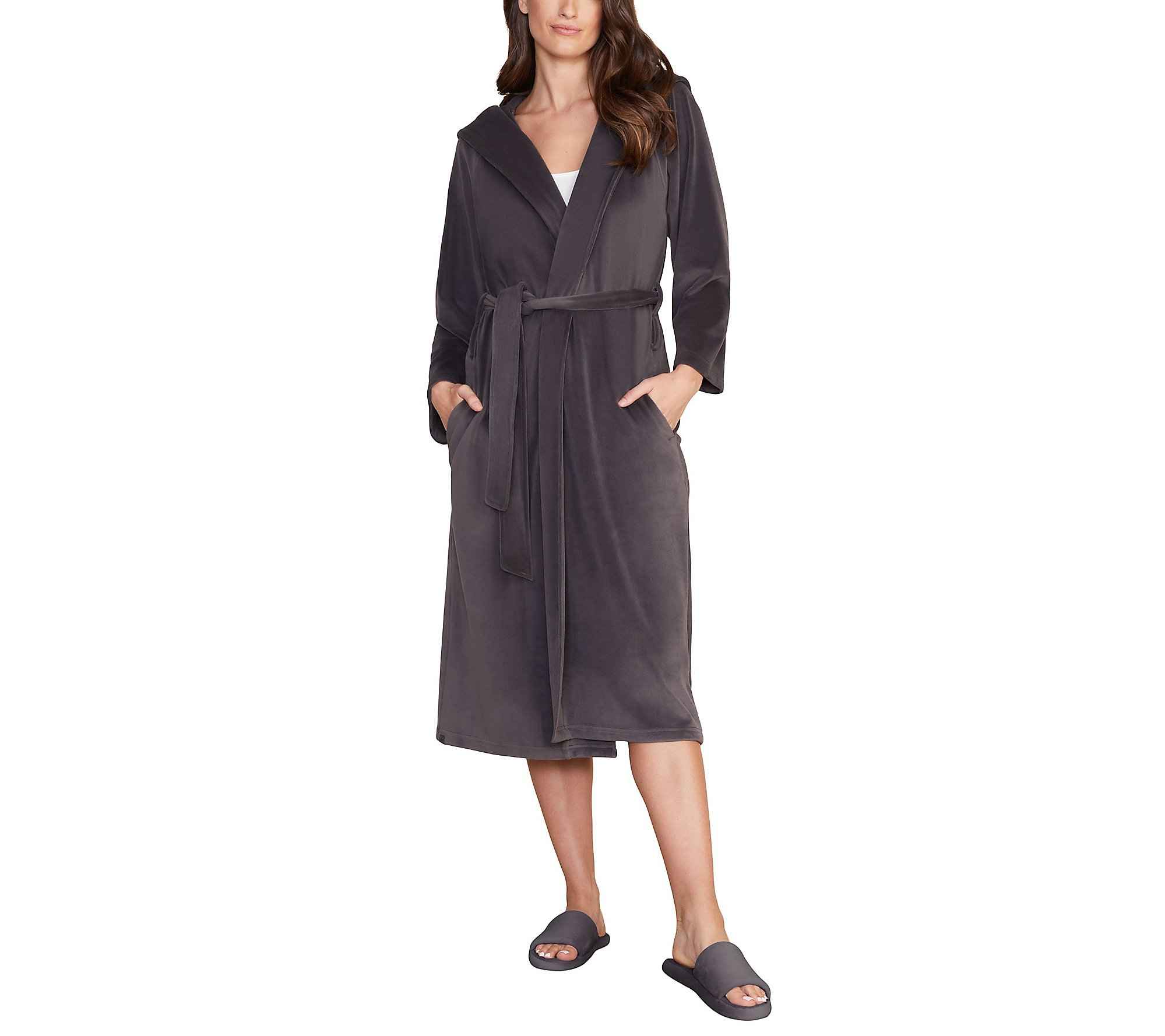 Onceler Robe CARBON LUXCHIC HOODED ROBE – Wilkins & Olander