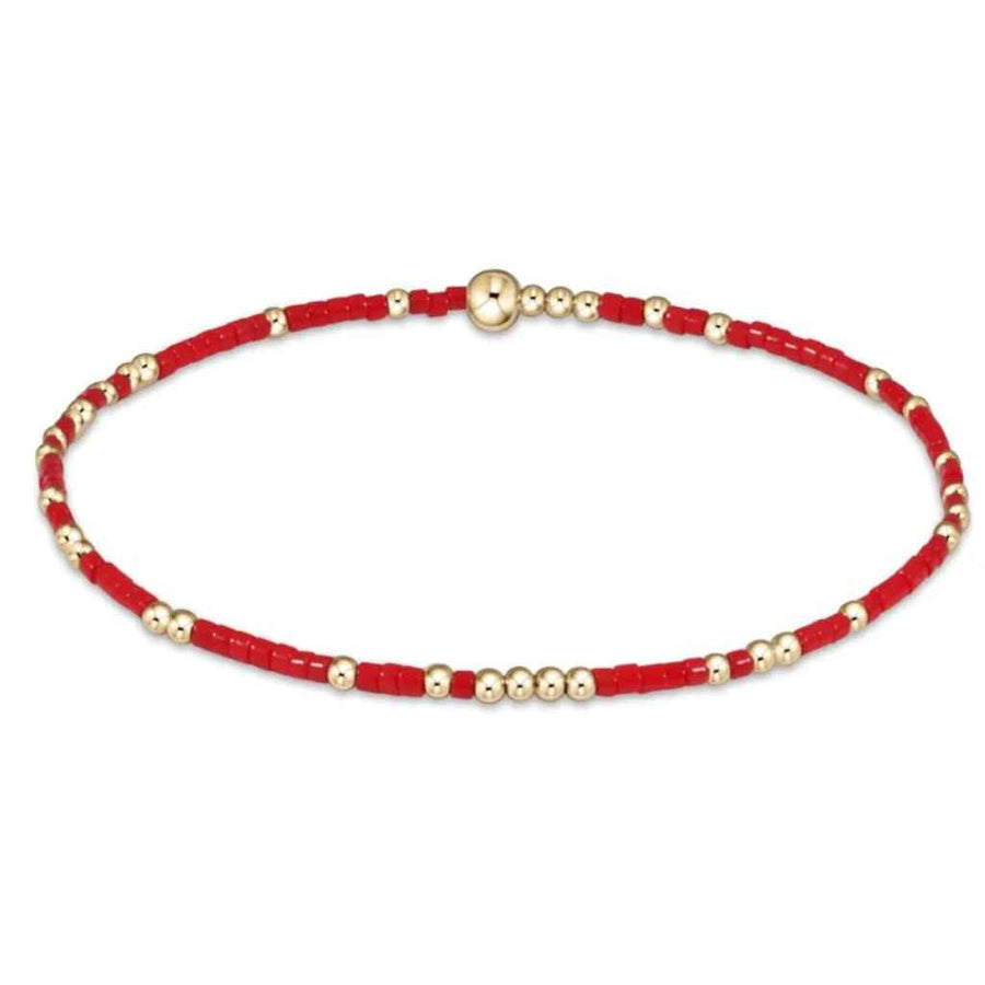 Bright Red Gameday Hope Unwritten Bracelet
