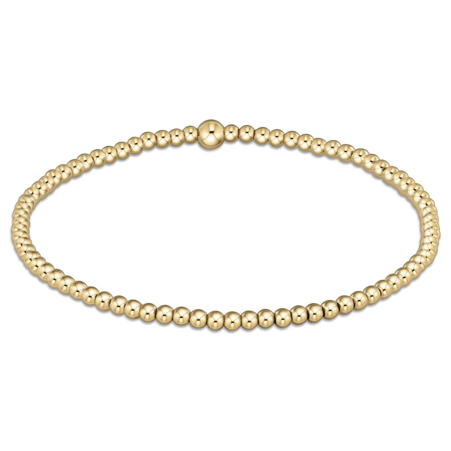 Extends - Classic Gold 2.5mm Bead Bracelet
