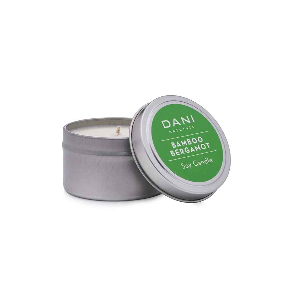 2oz BAMBOO BERGAMONT TRAVEL TIN CANDLE