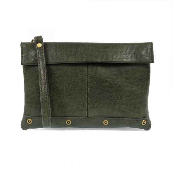 Dark Jade Kiara Foldover Convertible Crossbody