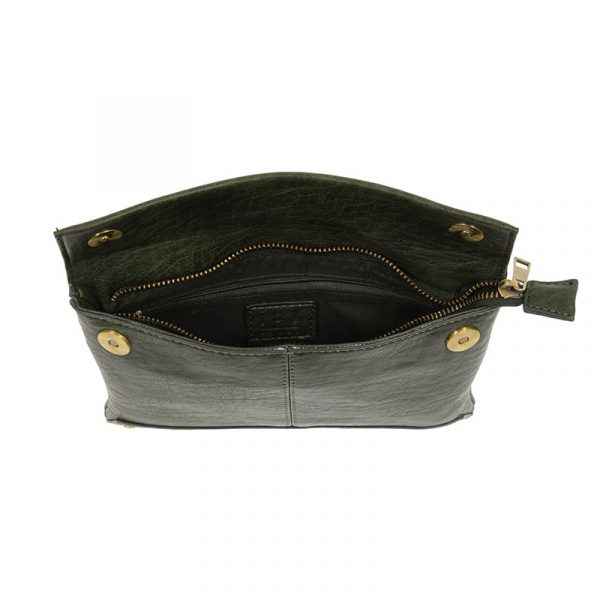 Dark Jade Kiara Foldover Convertible Crossbody