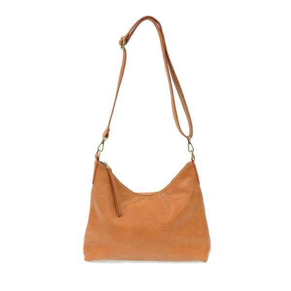 Cognac Selene Slouchy Hobo With Braided Handle