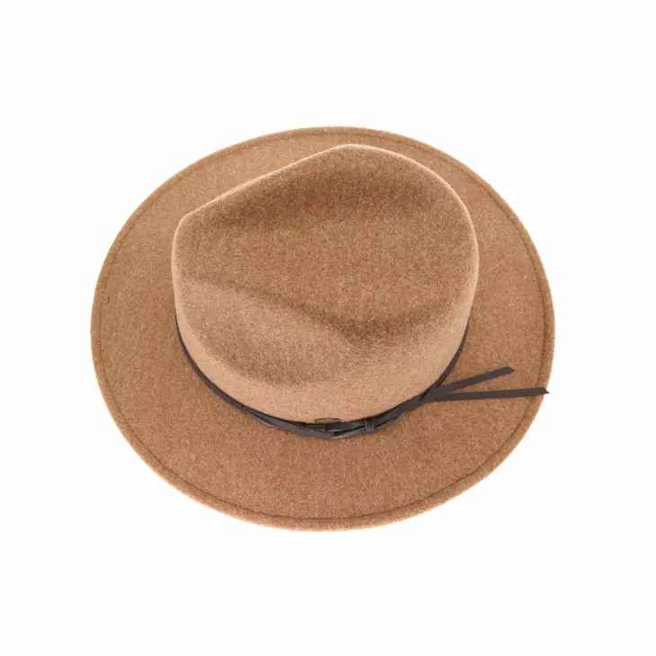 Cami Knot Trim Heather Golden  Camel Rancher Hat