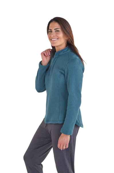 Overachiever Balsam Green Sweaterfleece Pullover
