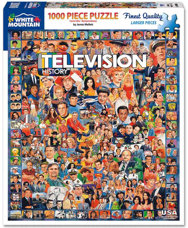 Television History 1000 Piece Puzzle