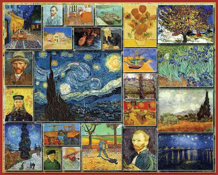 Great Painters: Vincent Van Gogh 1000 Piece Puzzle
