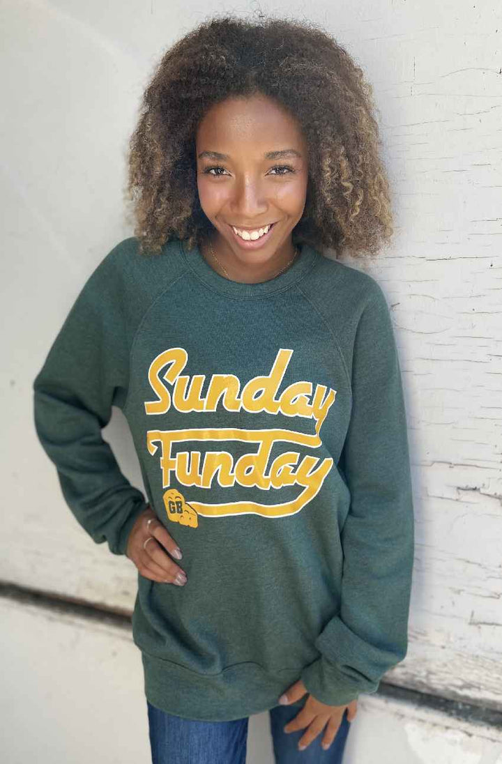 GB SUNDAY FUNDAY GRAPHIC CREW SWEATSHIRT