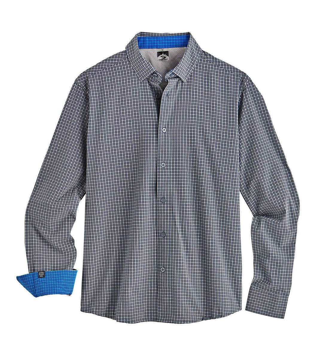 Men's Microplaid Jet Influencer Shirt