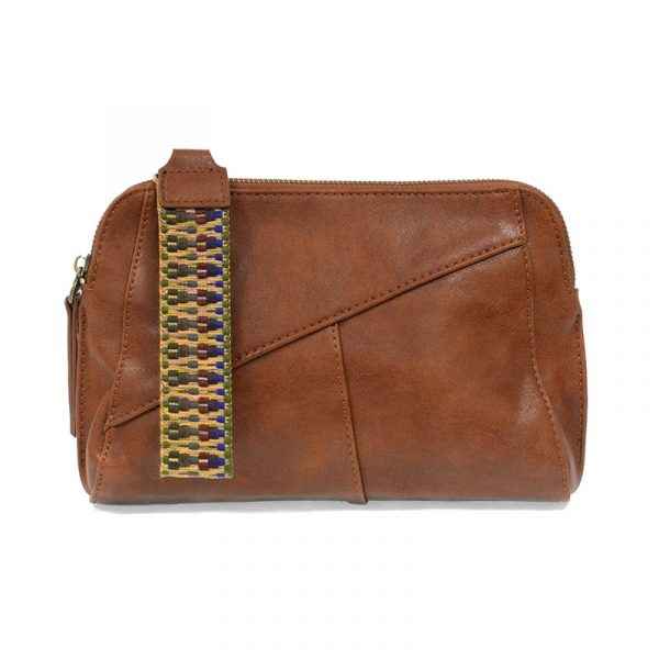 Saddle Gigi Crossbody With Woven Wrist Strap