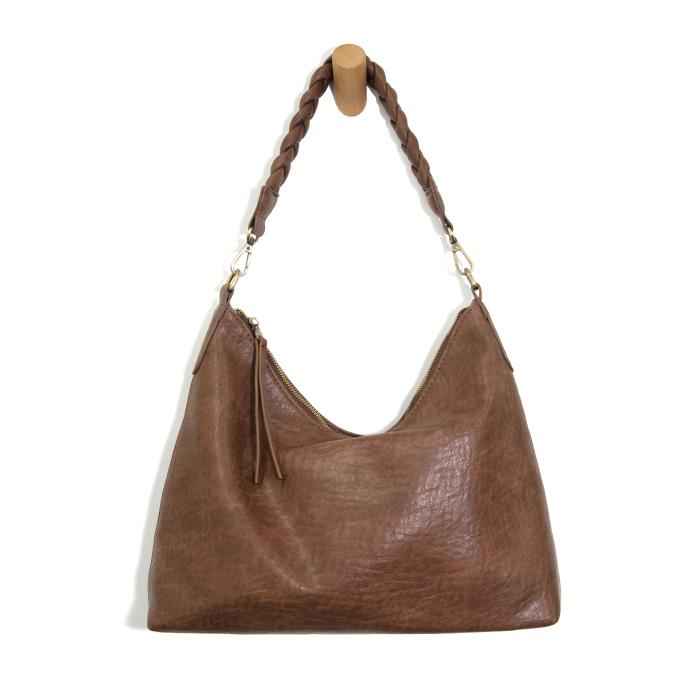 Saddle Selene Slouchy Hobo With Braided Handle